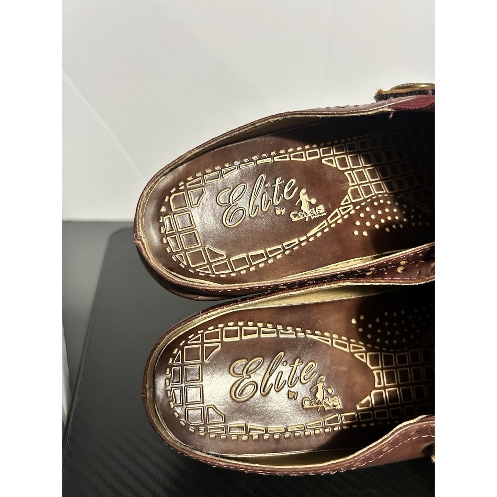 Elite by Corkys Pop Tart Hand-Painted Leather Clog Size US 6/EURO 36 - Picture 6 of 12